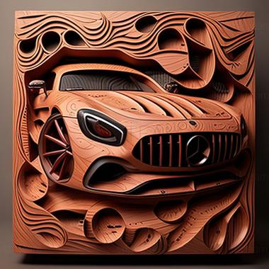 3D модель Концепція Mercedes AMG GT (STL)